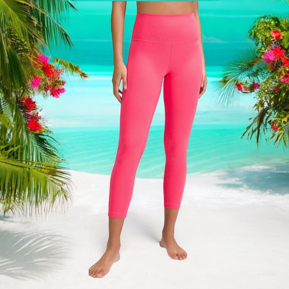 NWT Lululemon Align High-Rise Pant 25" in Lip Gloss Sz 10
